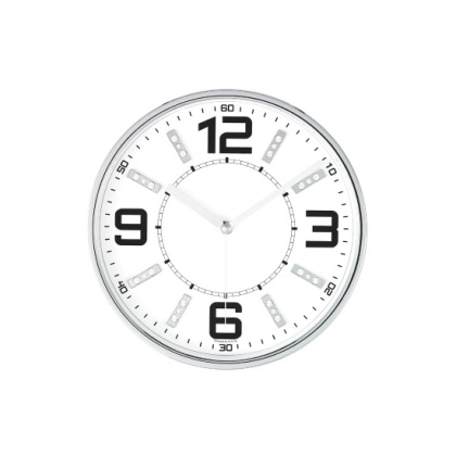 [JS3030] 큐빅크롬무소음벽시계