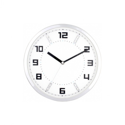 [JS3311] 큐빅크롬무소음벽시계