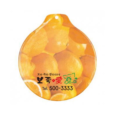원형센스 멜라민냄비받침(오렌지)(200개부터 주문가능)