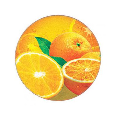 강화유리 원형 냄비받침(오렌지)(200개부터 주문가능)