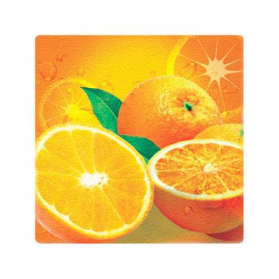 강화유리 사각 냄비받침(오렌지)(200개부터 주문가능)